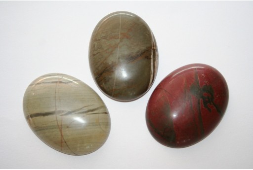 Cabochon Jasper Picasso Ovale 30x40mm CAP19