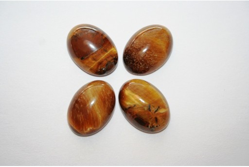 Cabochon Occhio di Tigre Ovale 13x18mm - 1pz