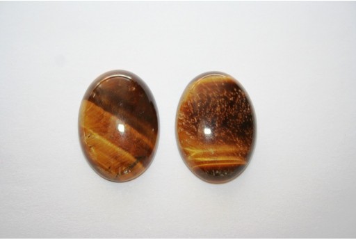 Cabochon Occhio di Tigre Ovale 18x25mm - 1pz