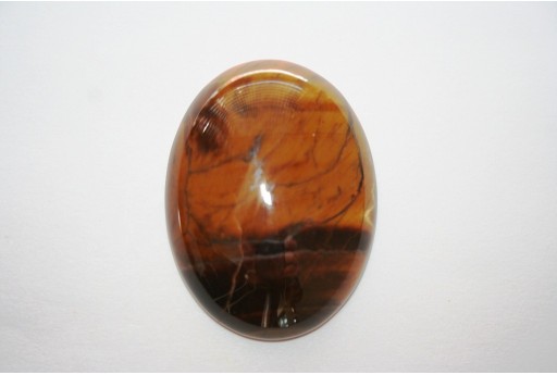 Cabochon Occhio di Tigre Ovale 30x40mm - 1pz