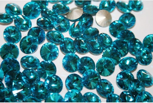 Cabochon Tondo Cristallo Aquamarine 12mm - 4pz