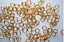 Anellini Acciaio Aperti Colore Oro 5x0,7mm - 10pz