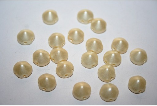 Tipp Beads Pastel Light Cream 8mm - 20pz