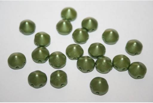 Perline Tipp Beads Pastel Olivine 8mm - 20pz