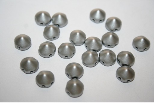 Perline Tipp Beads Metallic Silver 8mm - 20pz