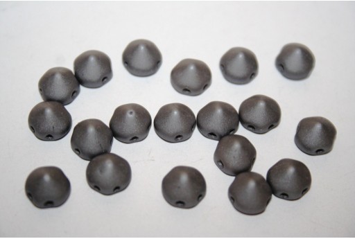 Perline Tipp Beads Metallic Steel 8mm - 20pz