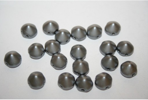 Perline Tipp Beads Pastel Light Grey 8mm - 20pz