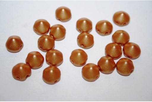 Perline Tipp Beads Pastel Amber 8mm - 20pz