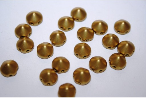 Perline Tipp Beads Metallic Olivine 8mm - 20pz
