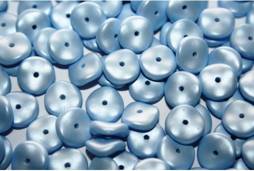 Perline Wavelet Pastel Blue 10mm - 15pz