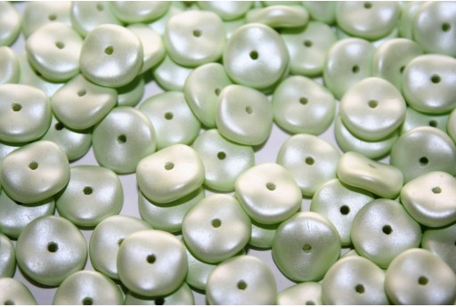 Perline Wavelet Pastel Green 10mm - 15pz