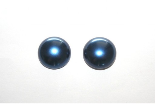 Cabochon Imitation Pearl Blue 14mm - 5pz