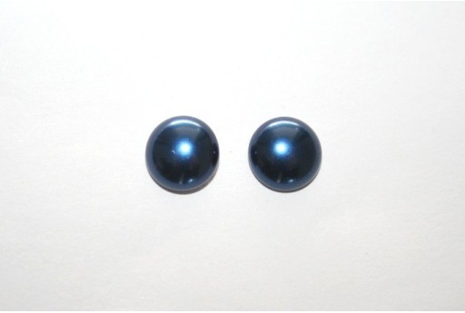 Cabochon Imitation Pearl Blue 10mm - 5pz