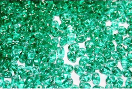 Perline Miniduo Emerald 4x2,5mm - 10gr