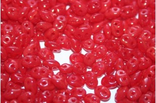 Perline Superduo Opal Red 5x2,5mm - 10gr