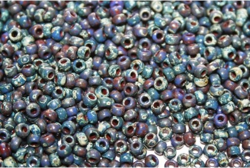 11-4516, Miyuki 22g Op Dk Teal Picasso 11-4516, Miyuki 22g Op Dk Teal Picasso