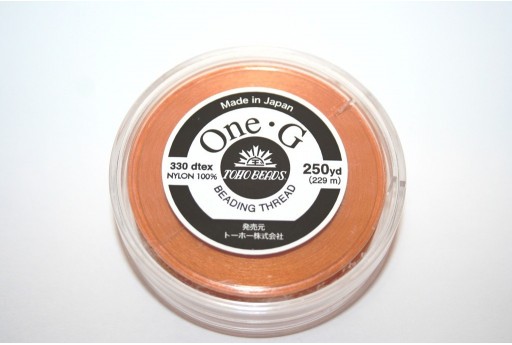 Toho One-G Nylon Thread 0,20mm Orange 229m
