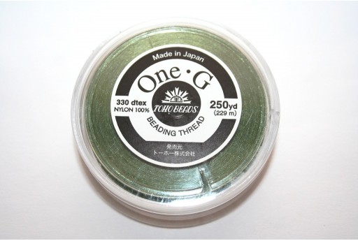 Filo Nylon Toho One-G Verde 0,20mm - 229mt.