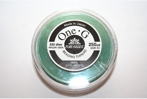 Toho One-G Nylon Thread 0,20mm Mint Green 229m