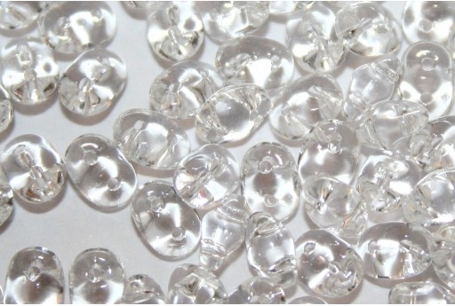 Perline Superduo Crystal 2.5x5mm - 10g 2