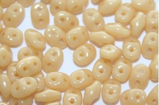 Perline Superduo Ivory 5x2,5mm - 10gr