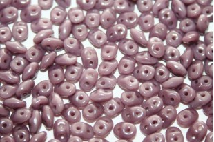 Perline Superduo Opaque Light Purple 5x2,5mm - 10gr