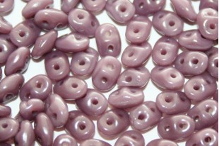 Perline Superduo Opaque Light Purple 5x2,5mm - 10gr