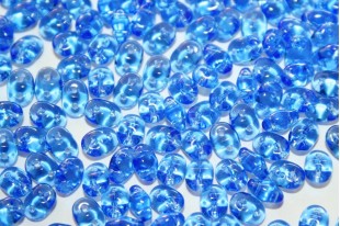 Perline Superduo Sapphire 5x2,5mm - 10g
