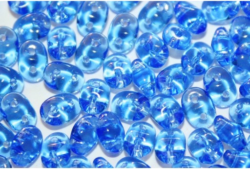 Perline Superduo Sapphire 5x2,5mm - 10g 2