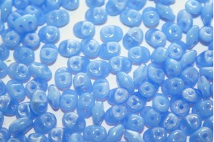 Superduo Beads Opal Sapphire 5x2,5mm - 10gr