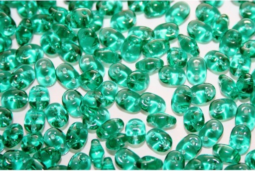 Perline Superduo Emerald 5x2,5mm - 10g