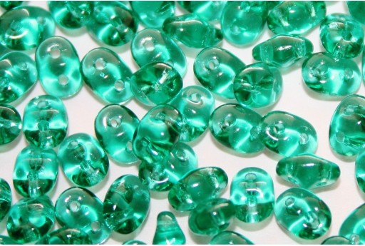 Perline Superduo Emerald 5x2,5mm - 10g 2
