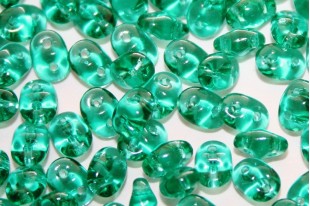 Perline Superduo Emerald 5x2,5mm - 10g