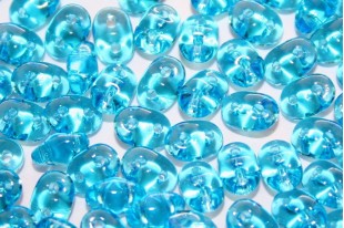 Perline Superduo Aquamarine 5x2,5mm - 10g