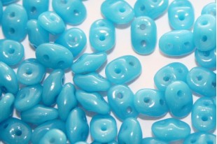 Perline Superduo Blue Turquoise 5x2,5mm - 10g