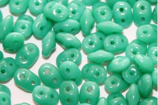 Perline Superduo Turquoise 5x2,5mm - 10g