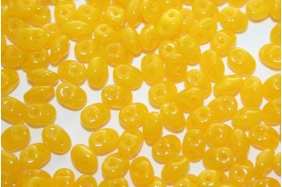 Perline Superduo Opal Yellow 5x2,5mm - 10gr