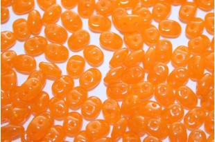 Superduo Beads Opal Light Orange 5x2,5mm - 10gr