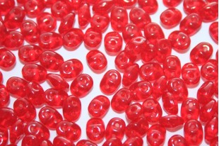 Perline Superduo Siam Ruby 5x2,5mm - 10g