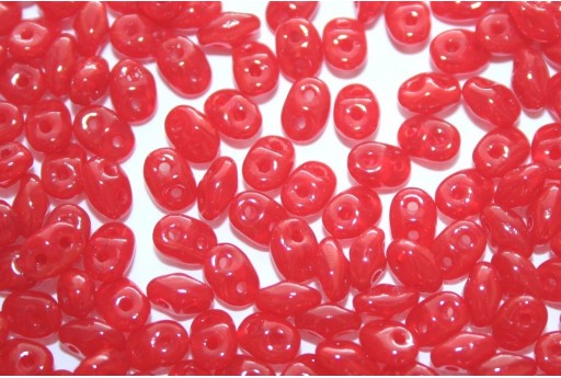 Perline Superduo Opal Red 5x2,5mm - 10gr 2