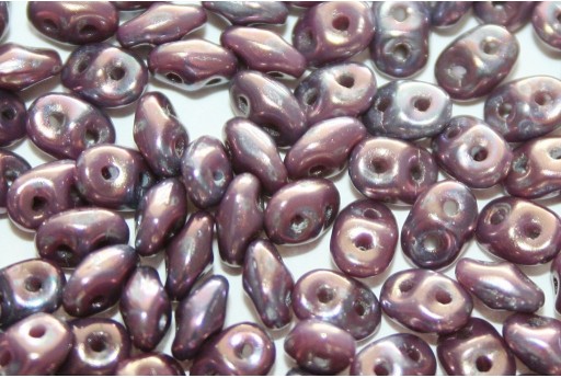 Superduo Beads Nebula Opaque Amethyst 5x2,5mm - 10gr 2