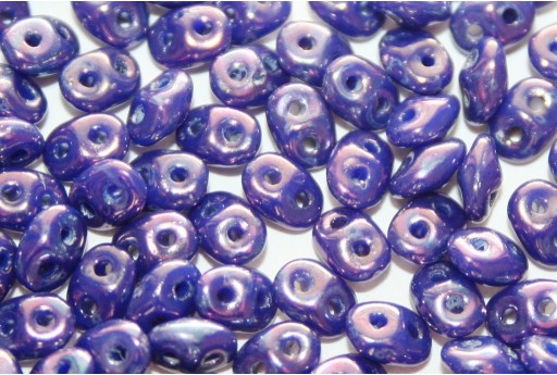 Superduo Beads Nebula Opaque Blue 5x2,5mm - 10gr 2