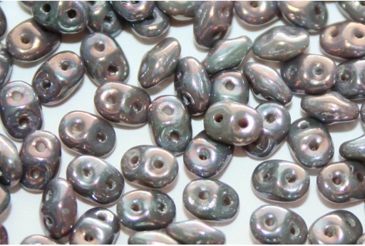 Superduo Beads Nebula Ashen Gray 5x2,5mm - 10gr 2
