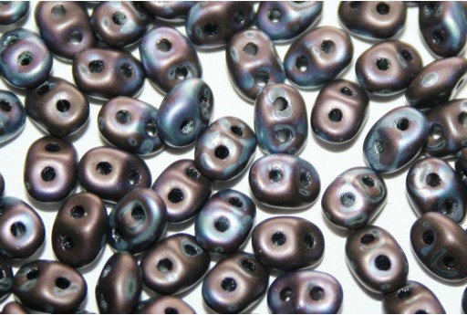 Superduo Beads Matte Nebula Jet 5x2,5mm - 10gr 2