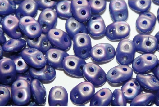 Superduo Beads Matte Nebula Opaque Blue 5x2,5mm - 10gr 2