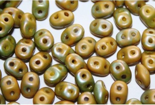 Perline Superduo Matte Nebula Opaque Yellow 5x2,5mm - 10gr 2