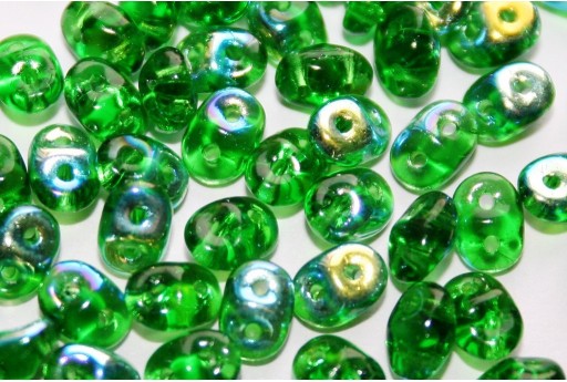 Perline Superduo Chrysolit AB 5x2,5mm - 10g 2