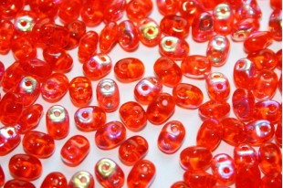 Perline Superduo Hyacinth AB 5x2,5mm - 10g