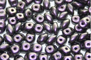 Perline Superduo Polychrome Black Currant 5x2,5mm - 10gr