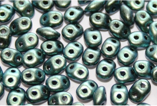 Superduo Beads Polychrome Aqua Teal 5x2,5mm - 10gr 2